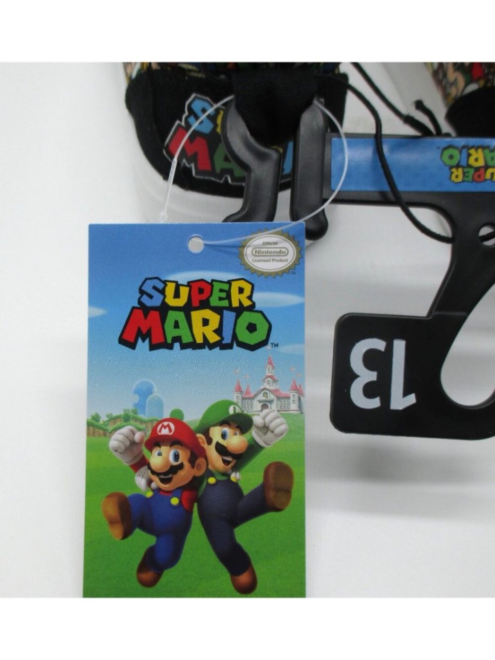 Super Mario Brothers Game Over Nintendo Boys Size 13 Lace Up Shoes Nwt Cool - Picture 7 of 7
